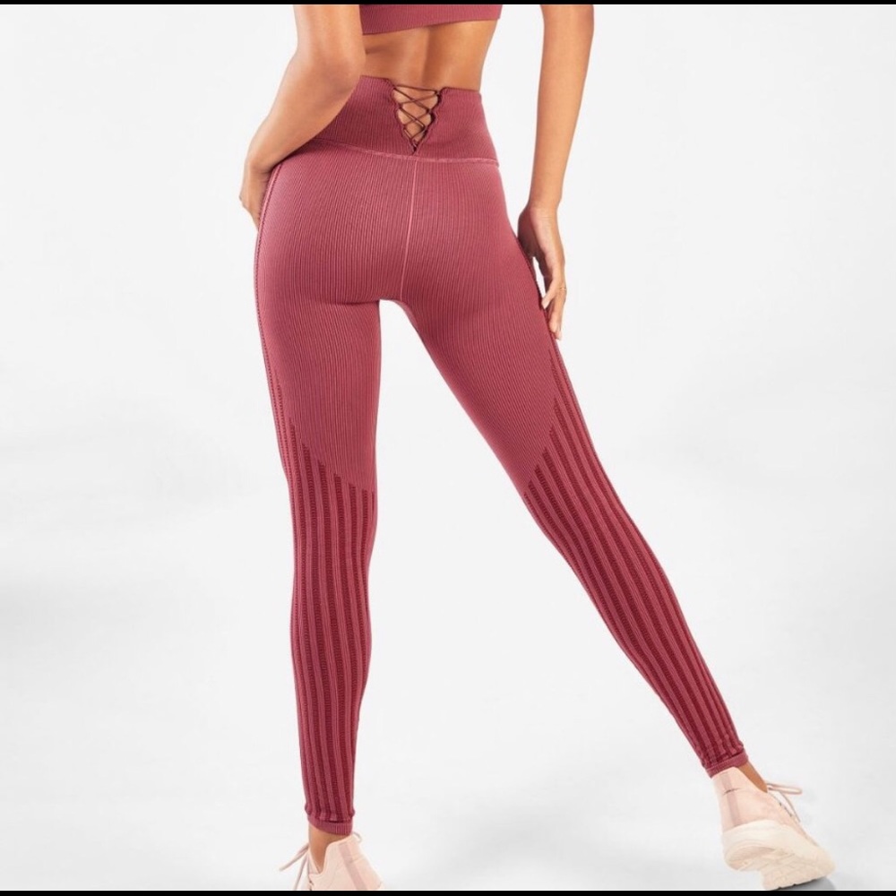 Fabletics Seamless Pink Leggings